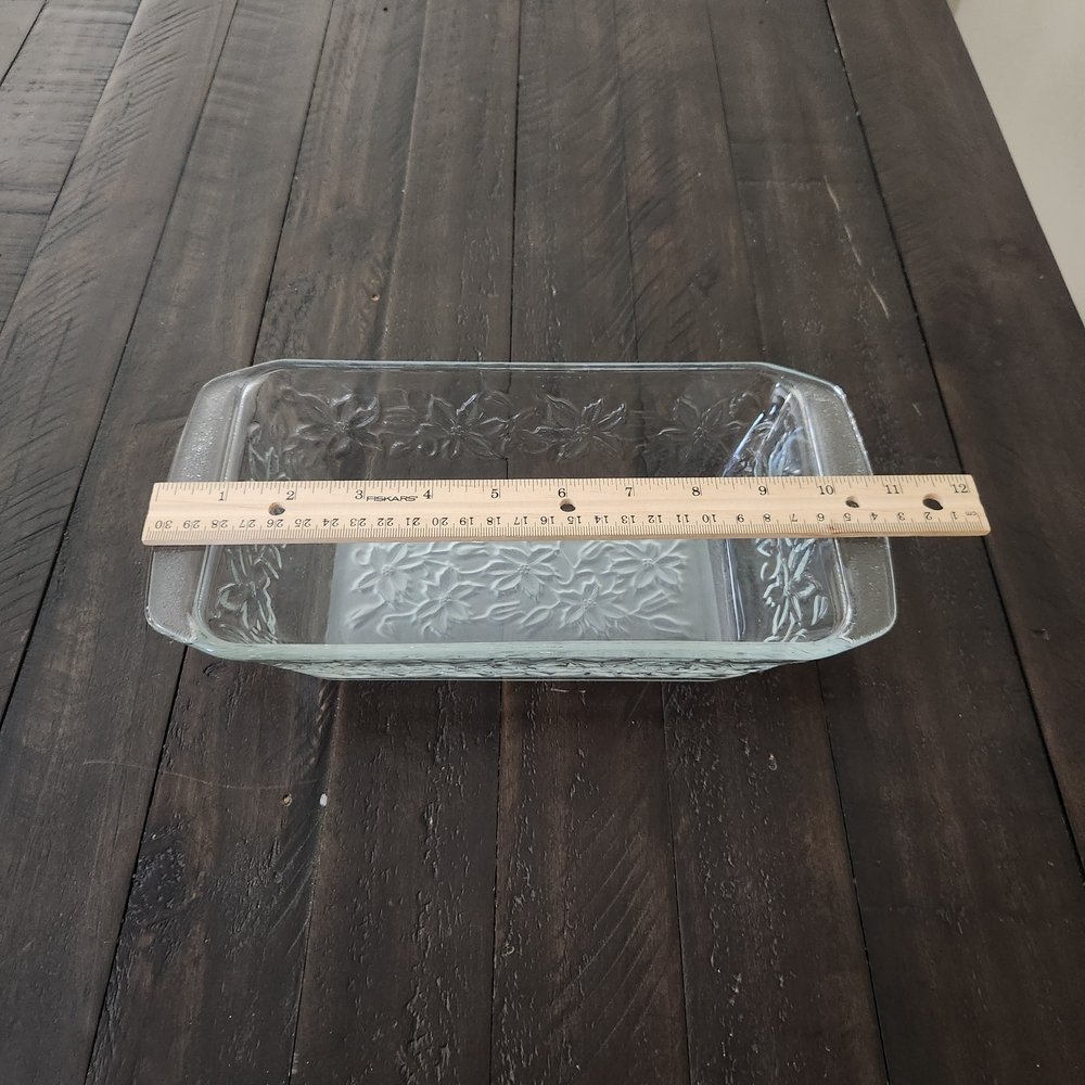 Princess House Fantasia Glass Loaf Pan - Picture 2 of 5